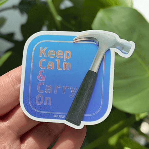 Keep Calm Xcode Sticker